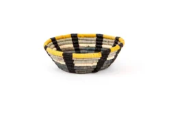 KAZI Mustard + Gray Catch All Basket Home Goods