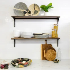 KAZI Mustard + Gray Catch All Basket Home Goods