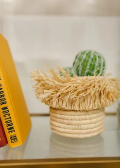 KAZI Natural Fringed Small Catch All