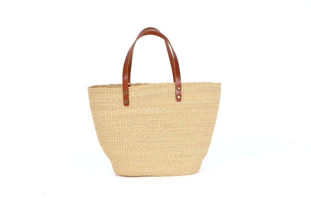 KAZI Accessories Natural Grass Large Tote Bag 3 KAZI Accessories Natural Grass Large Tote Bag