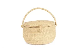 KAZI Accessories Natural Picnic Basket