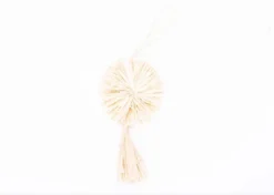 KAZI Natural Pom Pom + Tassel Ornament Best Sellers