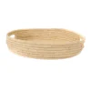 KAZI Natural Raffia Oval Tray Home Goods
