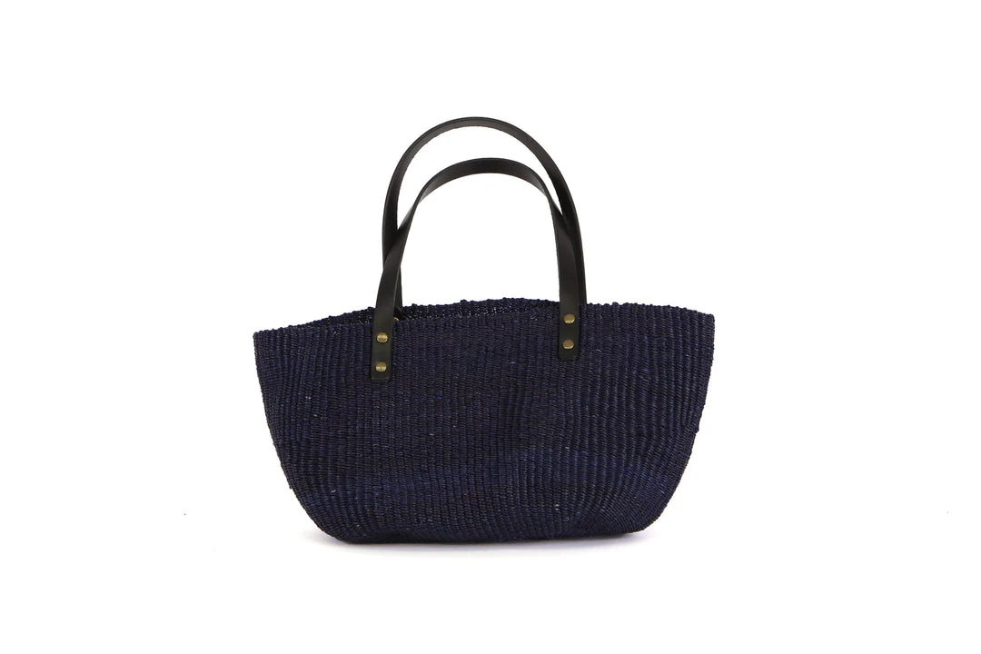 KAZI Navy Grass Handbag 3 KAZI Navy Grass Handbag