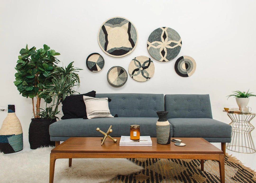 KAZI Home Goods Nea Opal Gray Wall Plate II 5 KAZI Home Goods Nea Opal Gray Wall Plate II