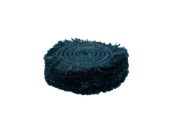 KAZI Niagara Fringed Oversized Raffia Coaster Set