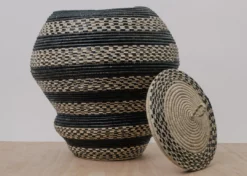 KAZI Home Goods Nubian Floor Basket II