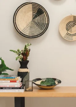 KAZI Opal Gray Color Blocked Vase Home Goods