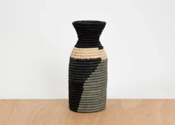 KAZI Opal Gray Color Blocked Vase Home Goods