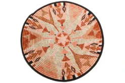 KAZI Peach Fleur Plate Home Goods