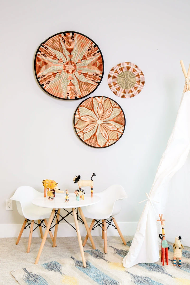 KAZI Peach Fleur Plate Home Goods 4 KAZI Peach Fleur Plate Home Goods