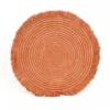 KAZI Peach Large Fringed Wall Charger
