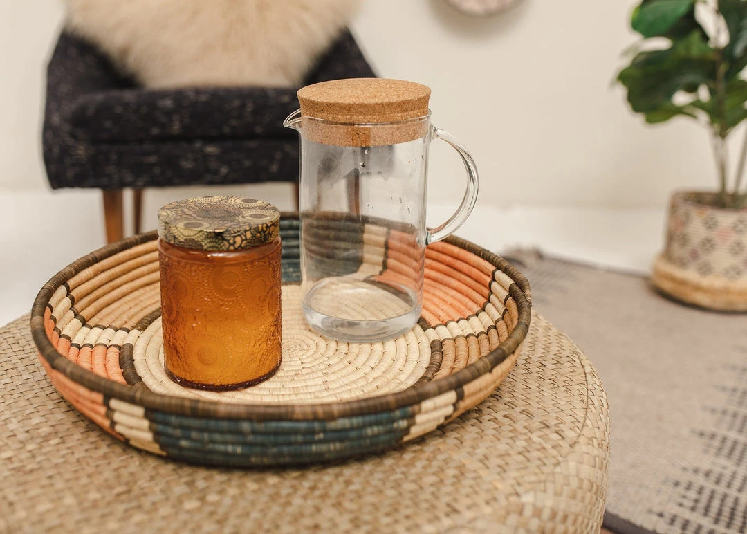 KAZI Home Goods Peach Merci Wall Tray 4 KAZI Home Goods Peach Merci Wall Tray