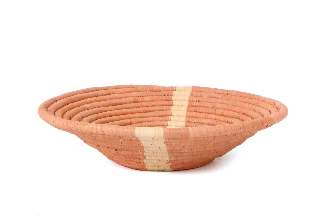 KAZI Peach Striped Large Bowl Home Goods 5 KAZI Peach Striped Large Bowl Home Goods