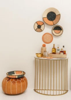 KAZI Home Goods Peach Tina Pom Pom Box