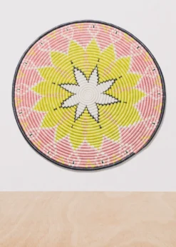 KAZI Home Goods Queen Of Blush Jumbo Wall Disc