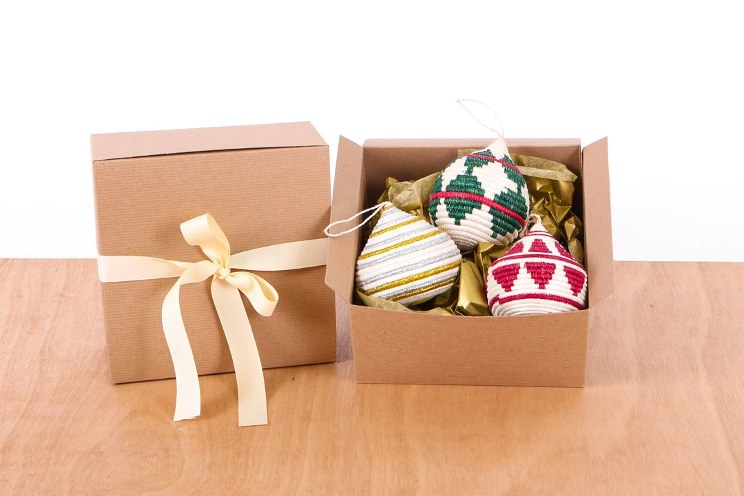 KAZI Red Bulb Ornament 6 KAZI Red Bulb Ornament