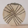 KAZI Sanaa Raffia Wall Plate I