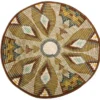 KAZI Home Goods Sand Fleur Plate