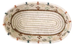 KAZI Home Goods Shades Of Sand Oval Basket
