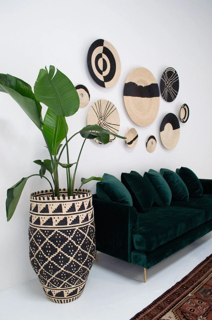 KAZI Home Goods Siena Large Floor Basket 4 KAZI Home Goods Siena Large Floor Basket