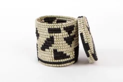 KAZI Silver Blue Almasi Lidded Box