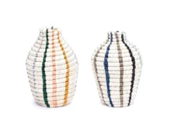 KAZI Silver Blue Atelier Vase Home Goods