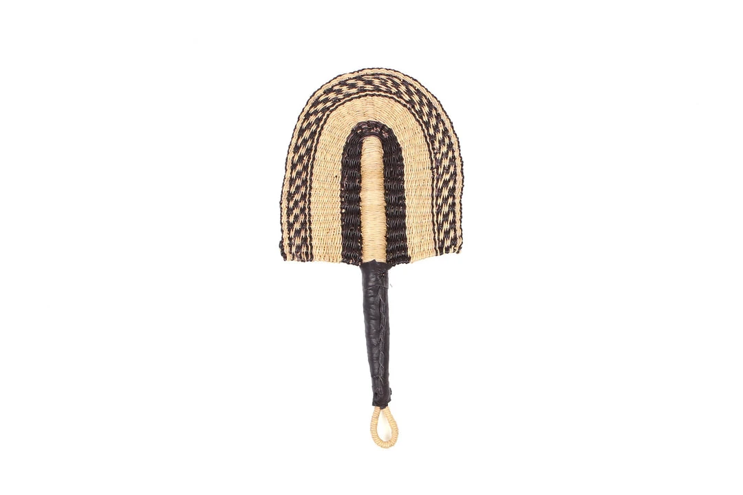 KAZI Small Black Checkered Fan Home Goods 3 KAZI Small Black Checkered Fan Home Goods