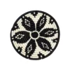KAZI Small Black + White Ikaze Trivet