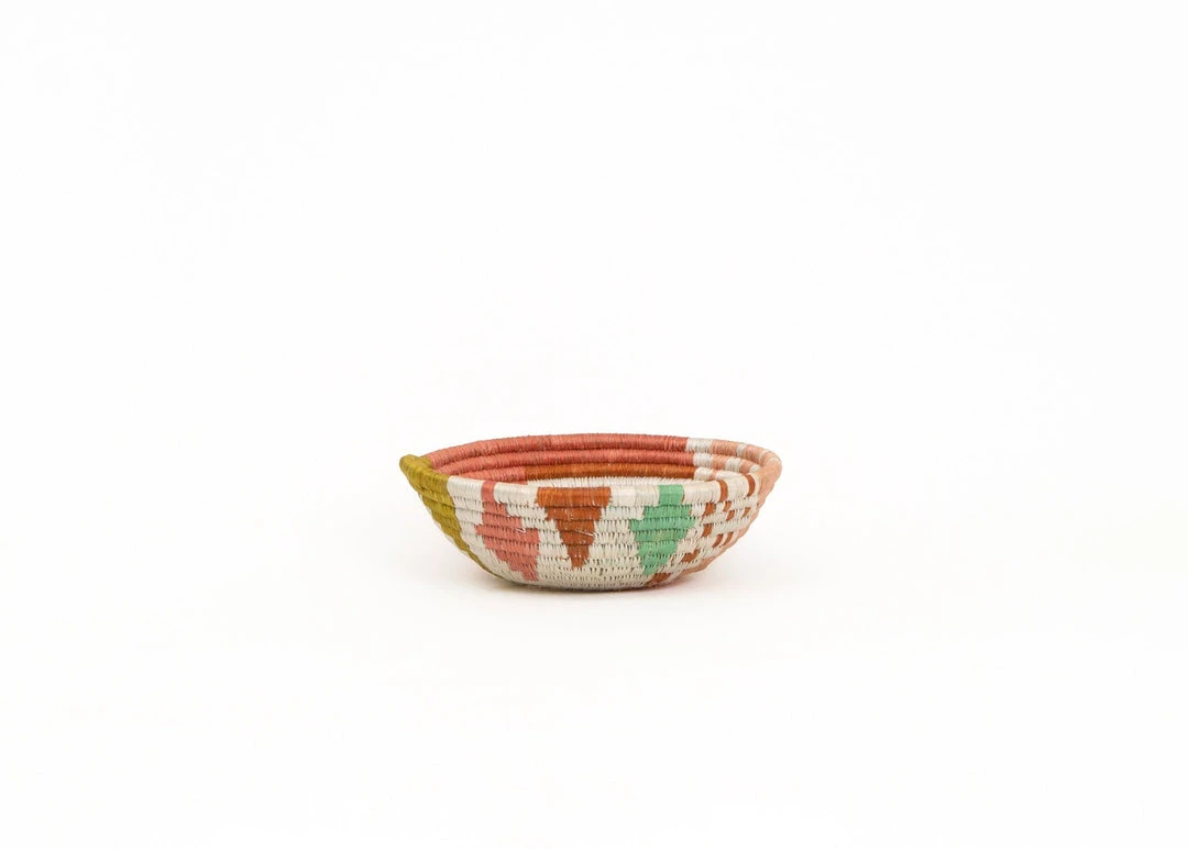 KAZI Home Goods Small Desert Flower Biko Bowl 4 KAZI Home Goods Small Desert Flower Biko Bowl