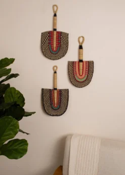 KAZI Home Goods Small Desert Rose Fan