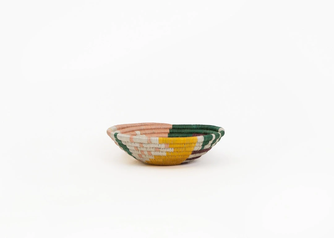 KAZI Small Dusty Peach + Fir Biko Bowl Home Goods 4 KAZI Small Dusty Peach + Fir Biko Bowl Home Goods