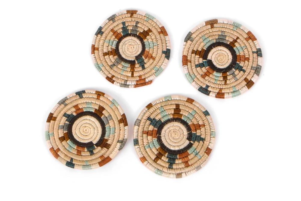 KAZI Kitchen + Dining Soothing Sands Nyota Coasters 3 KAZI Kitchen + Dining Soothing Sands Nyota Coasters