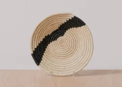 KAZI Best Sellers Striped Black + Natural Medium Bowl