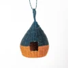 KAZI All Natural Teal Gourd Birdhouse