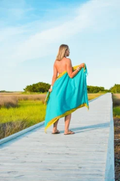 Swahili Coast Design Kenyan Beach Towel