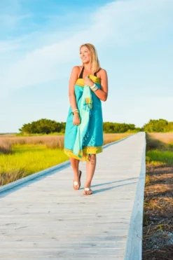 Swahili Coast Design Kenyan Beach Towel