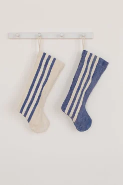Will & Atlas Khadi Stripe Holiday Stocking Gifts
