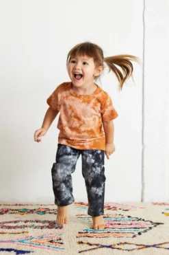 North Of West Kids' Tie Dye Tee - Amber