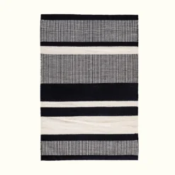 Kiliim Home Goods Black Hues Bath Mat