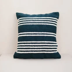 Kiliim Home Goods Blue Meadow Throw Pillow Cover