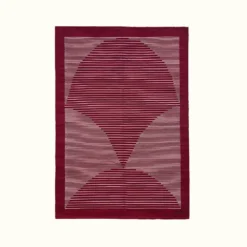 Kiliim Home Goods Burgundy Lotus Rug