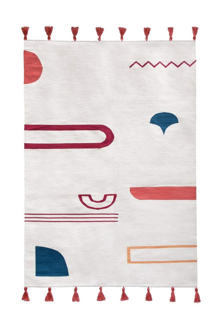 Kiliim Glyphs Wool Runner / Rug Home Goods 3 Kiliim Glyphs Wool Runner / Rug Home Goods