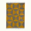 Kiliim Home Goods Gray + Yellow Arrows Wool Rug