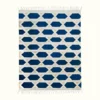 Kiliim Hexa Blue Wool Rug