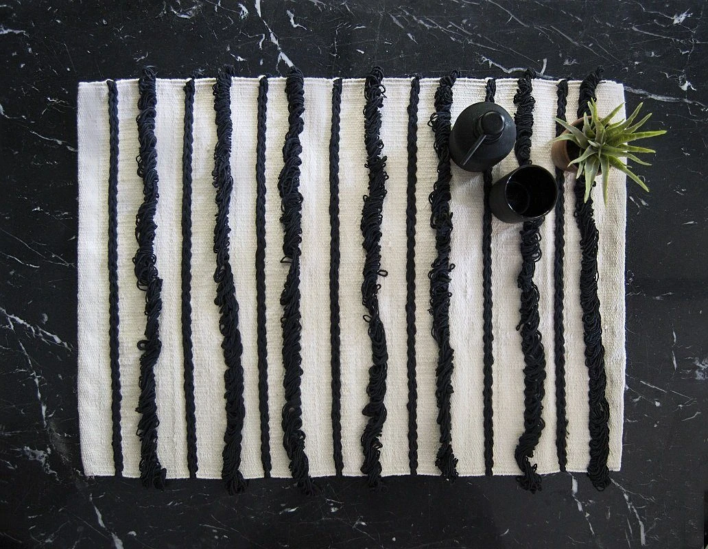 Kiliim Loops Bath Mat Home Goods 4 Kiliim Loops Bath Mat Home Goods