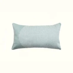 Kiliim Mint Archway Lumbar Pillow Cover