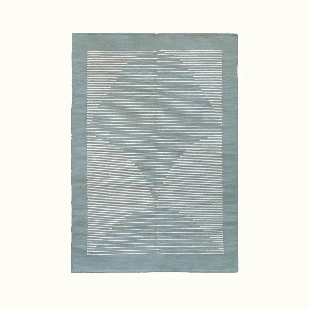 Kiliim Home Goods Mint Lotus Runner / Rug 3 Kiliim Home Goods Mint Lotus Runner / Rug