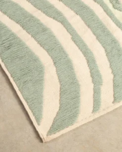 Kiliim Mint Markings Wool Rug