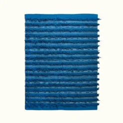 Kiliim Home Goods Navy Fringe Wool Runner/Rug